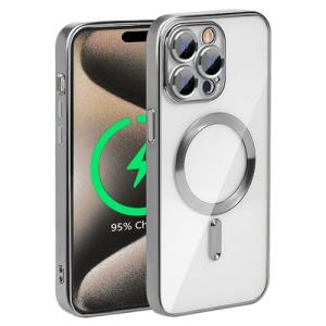 Premium Clear TPU Magsafe Design Case for Apple iPhone 17 Pro Max – Silver