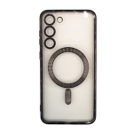 Premium Clear TPU Magsafe Design Case for Samsung Galaxy S24 / S25 - Black