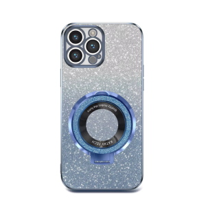 Premium Shiny Case with Magsafe for Apple iPhone 16 - Blue