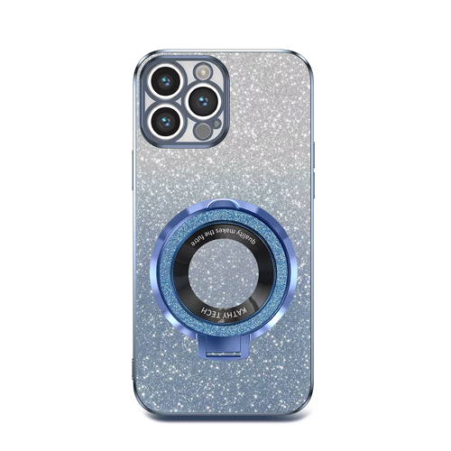 Premium Shiny Case with Magsafe for Apple iPhone 15 Pro Max - Blue