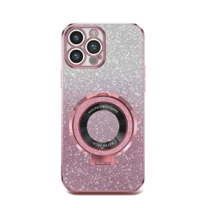 Premium Shiny Case with Magsafe for Apple iPhone 13 / 14 - Pink
