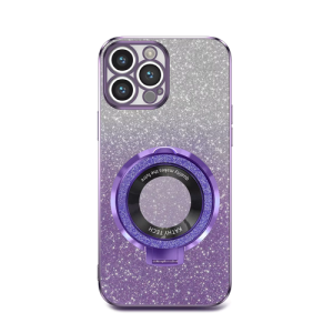 Premium Shiny Case with Magsafe for Apple iPhone 16 - Purple