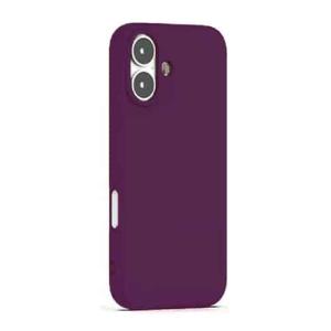 Premium Silicone Case for Apple iPhone 16 - Deep Purple