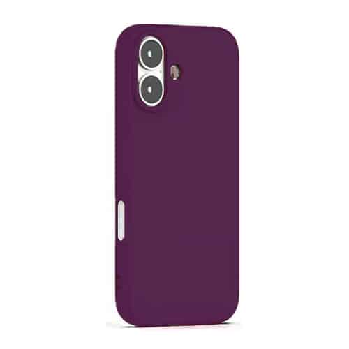 Premium Silicone Case for Apple iPhone 16 Plus - Deep Purple