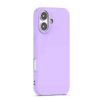 Premium Silicone Case for Apple iPhone 16 - Light Purple