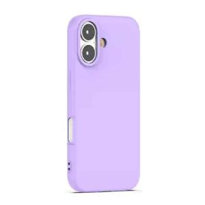 Premium Silicone Case for Apple iPhone 16 - Light Purple