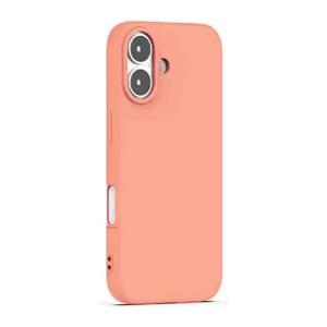 Premium Silicone Case for Apple iPhone 16 Plus - Peach