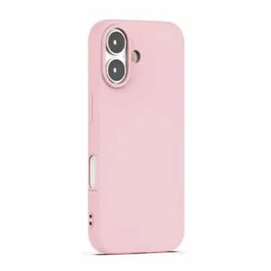 Premium Silicone Case for Apple iPhone 16 - Sand Powder