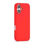 Premium Silicone Case for Apple iPhone 16 Plus - Red