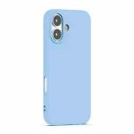 Premium Silicone Case for Apple iPhone 16 - Sky Blue