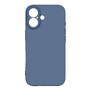 Premium Silicone, Lens Holes Case for Apple iPhone 17 - Navy Blue