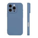 Premium Silicone, Lens Holes Case for Apple iPhone 17 Pro - Blue Sierra