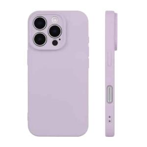 Premium Silicone, Lens Holes Case for Apple iPhone 17 Pro - Purple