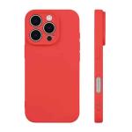 Premium Silicone, Lens Holes Case for Apple iPhone 17 Pro Max - Red