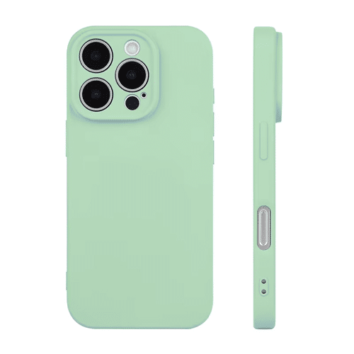 Premium Silicone, Lens Holes Case for Apple iPhone 16 Pro - Teal