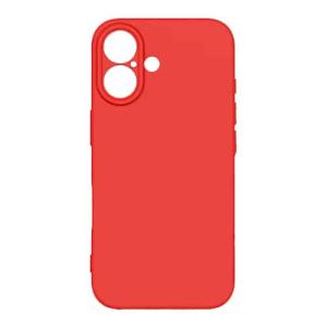 Premium Silicone, Lens Holes Case for Apple iPhone 17 Air - Red
