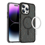 Premium TPU Colorful Design with Magsafe Case for Apple iPhone 15 - Black