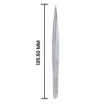 QIANLI MEGA-IDEA 00-SA Stainless Steel Short Tip Tweezer