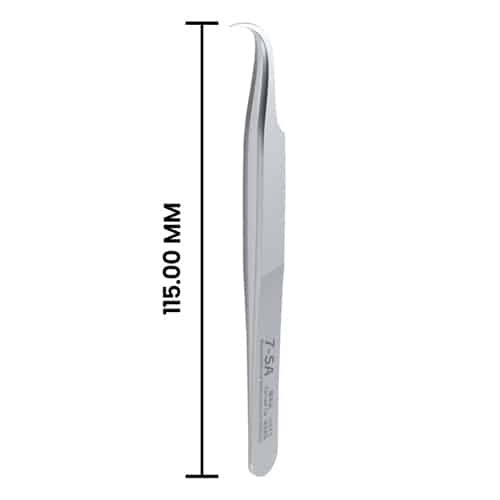 QIANLI MEGA-IDEA 7-SA Curved Tip Tweezer