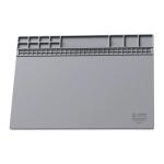 QIANLI MEGA-IDEA B440 Multifunctional High Temperature Resistance Phone Repair Platform Mat Grey 405 X 305 X 2.86mm