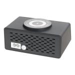 QIANLI MEGA-IDEA PQW110 15W USB / USB-C HUB Fast Charging Digital Display with Wireless Power Supply