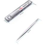 QIANLI iNeezy Round-type tweezers - Thin Silver