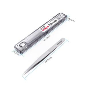 QIANLI iNeezy Round-type tweezers - Wide Silver