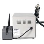 QUICK 706W+ BGA Rework Soldering Station with Digital Display iron Hot Air Hun 2 in 1 with 3 Nozzles 580W