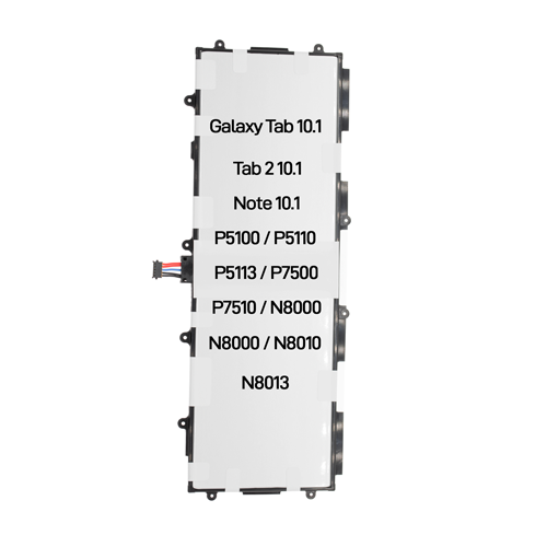 Replacement Battery Compatible for Samsung Galaxy Tab 10.1 / Tab 2 10.1 / Note 10.1 (P5100 / P5110 / P5113 / P7500 / P7510 / N8000 / N8000 / N8010 / N8013) (Premium)