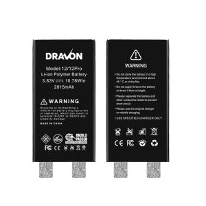 Replacement Battery Compatible for iPhone 12 / 12 Pro (Spot Welding Required) (DRAVON Cell)