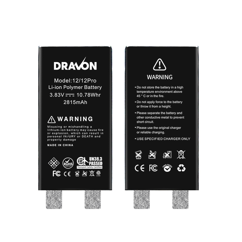 Replacement Battery Compatible for iPhone 12 / 12 Pro (Spot Welding Required) (DRAVON Cell)