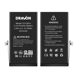 Replacement Battery Compatible for iPhone 12 / 12 Pro (DRAVON Plus)
