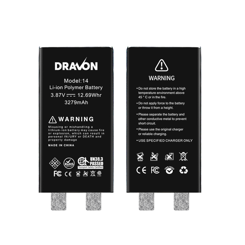 Replacement Battery Compatible for iPhone 14 (Spot Welding Required) (DRAVON Cell)