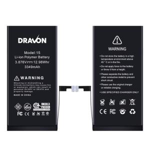 Replacement Battery Compatible for iPhone 15 (DRAVON Plus)