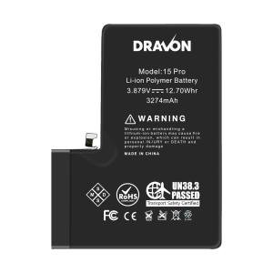 Replacement Battery Compatible for iPhone 15 Pro (DRAVON Ultra)