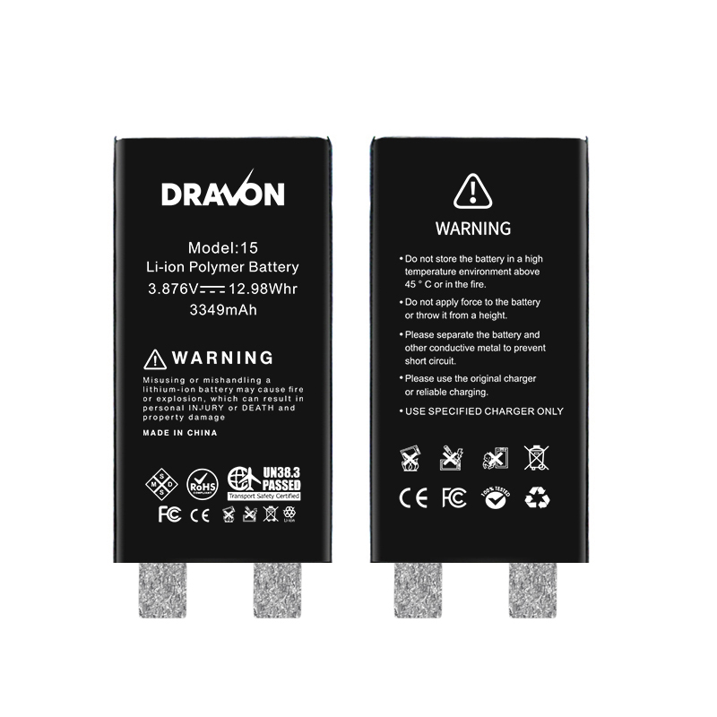 Replacement Battery Compatible for iPhone 15 (Spot Welding Required) (DRAVON Cell)