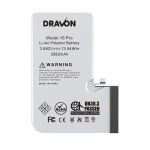 Replacement Battery Compatible for iPhone 16 Pro (DRAVON Plus)