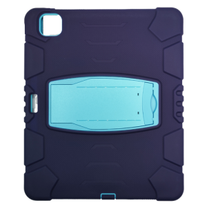 Rugged Shockproof Defender Case for iPad Pro 12.9 (3rd Gen 2018) / (4th Gen 2020) / (5th Gen 2021) / (6th Gen 2022) - Navy Blue