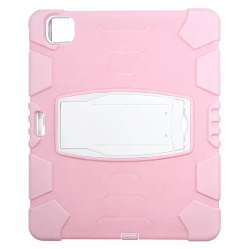 Rugged Shockproof Defender Case for iPad Pro 12.9 (3rd Gen 2018) / (4th Gen 2020) / (5th Gen 2021) / (6th Gen 2022) - Pink