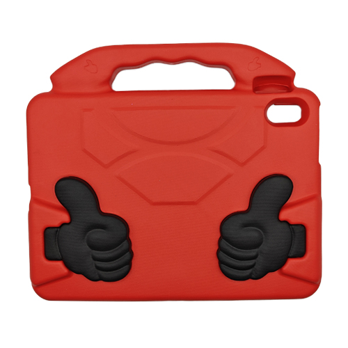 Rugged Silicone Kids Child Case for Apple iPad Air 3 10.5 / iPad 7/8/9 10.2 - Red
