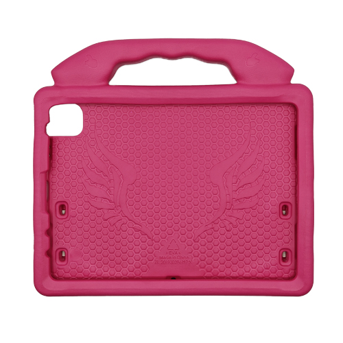 Rugged Silicone Kids Child Case for Apple iPad Air 4 / Air 5 / Air 6 11'' / Air 7 11'' / Air 8 11" / iPad Pro 11 (1st / 2nd / 3rd / 4th Gen) - Hot Pink