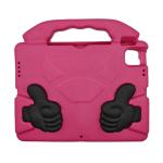 Rugged Silicone Kids Child Case for Apple iPad Air 4 / Air 5 / Air 6 11'' / Air 7 11'' / Air 8 11" / iPad Pro 11 (1st / 2nd / 3rd / 4th Gen) - Hot Pink
