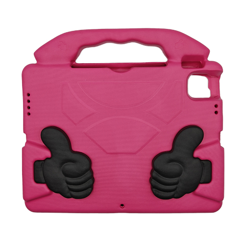 Rugged Silicone Kids Child Case for Apple iPad Air 4 / Air 5 / Air 6 11'' / Air 7 11'' / Air 8 11" / iPad Pro 11 (1st / 2nd / 3rd / 4th Gen) - Hot Pink
