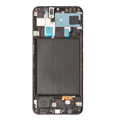 OLED Assembly With Frame Compatible for Samsung Galaxy A30 (A305 / 2019) (Premium) - Black