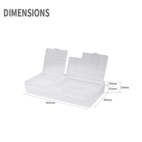 Sunshine SS-001A 3 in 1 MobilePhone/Motherboard/Accessories Storage Box - White