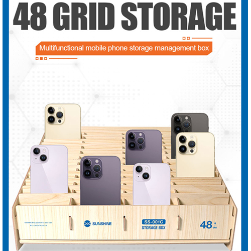 SUNSHINE SS-001C 48 Grid Cell Phone Management Box