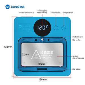 SUNSHINE SS-T12B Intelligent Maintenance Heating Platform Set / Up to IP16 (13-in-1)