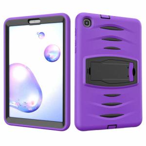 Shockproof Heavy Duty Rugged Defender Case for Samsung Galaxy Tab A 8.4 (T307) – Purple