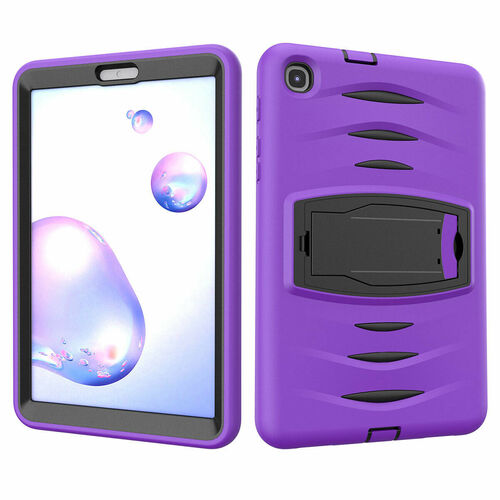 Shockproof Heavy Duty Rugged Defender Case for Samsung Galaxy Tab A 8.4 (T307) – Purple