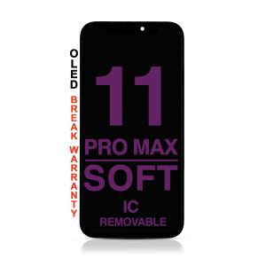 OLED Assembly Compatible for iPhone 11 Pro Max (Soft) (IC Removable)
